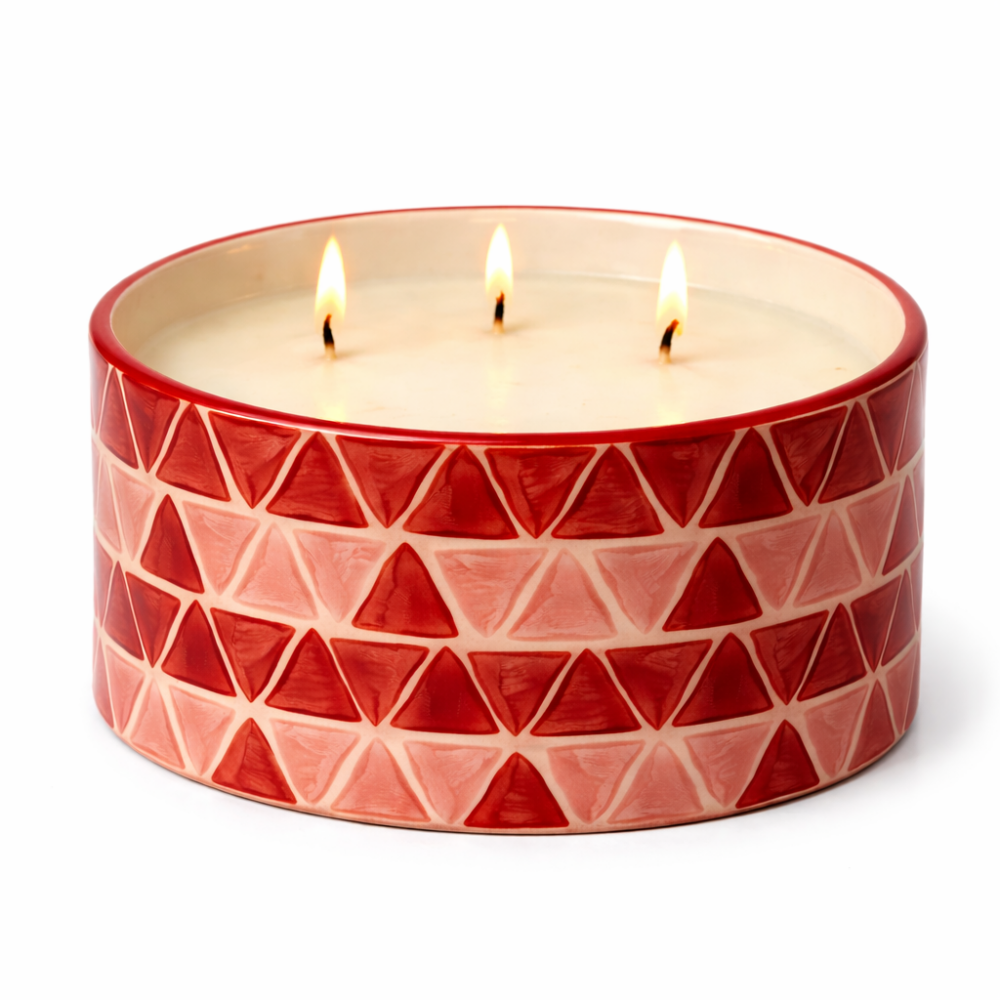 Lantern Cove Home Fragrances | Scented Soy Candles & Diffusers Australia Lantern Cove Home Fragrances | Scented Soy Candles & Diffusers Australia Geometric Candle With Three Wicks