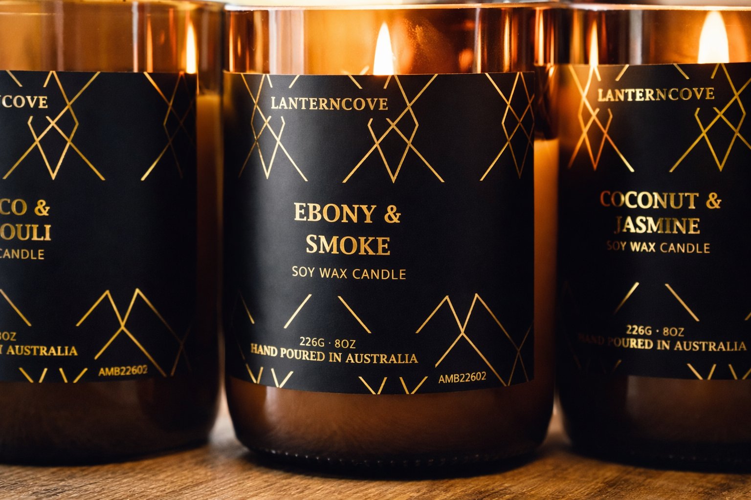 Lantern Cove Home Fragrances | Scented Soy Candles & Diffusers Australia Lantern Cove Home Fragrances | Scented Soy Candles & Diffusers Australia Amberesque Elegant Lanterncove Candles Glowing Warmly