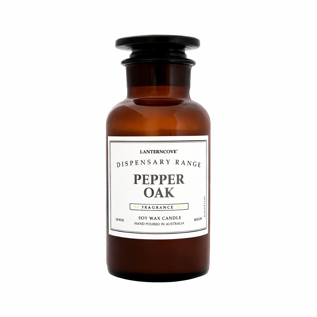 Lantern Cove Home Fragrances | Scented Soy Candles & Diffusers Australia Lantern Cove Home Fragrances | Scented Soy Candles & Diffusers Australia Pepper Oak Soy Wax Candle (1)