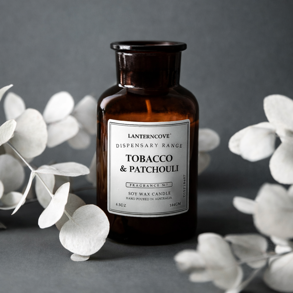 Lantern Cove Home Fragrances | Scented Soy Candles & Diffusers Australia Lantern Cove Home Fragrances | Scented Soy Candles & Diffusers Australia Tobacco & Patchouli Soy Candle