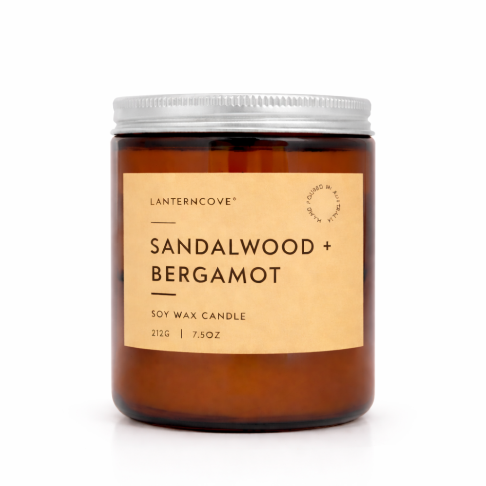 Lantern Cove Home Fragrances | Scented Soy Candles & Diffusers Australia Lantern Cove Home Fragrances | Scented Soy Candles & Diffusers Australia Sandalwood And Bergamot Soy Candle (1)